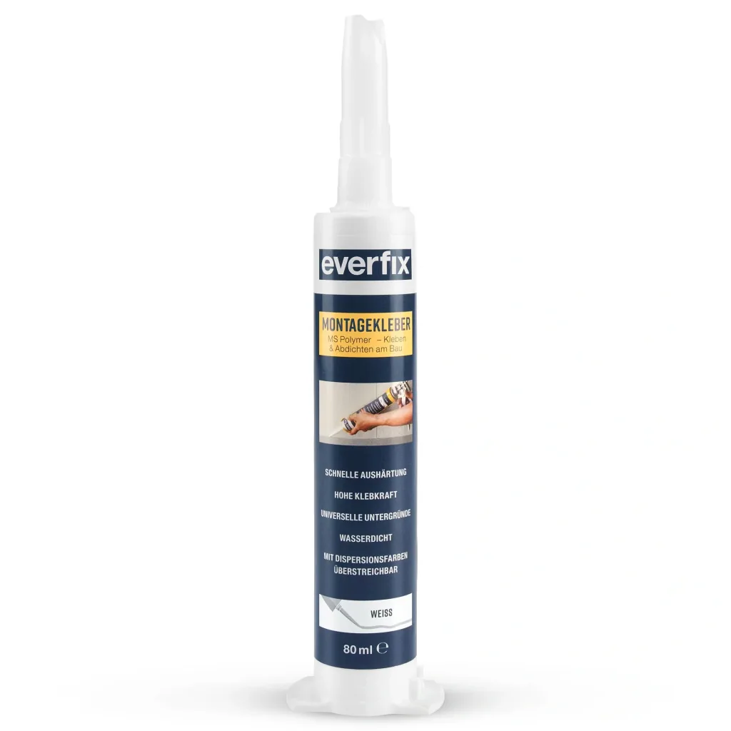 Montagekleber, weiß, 80 ml
