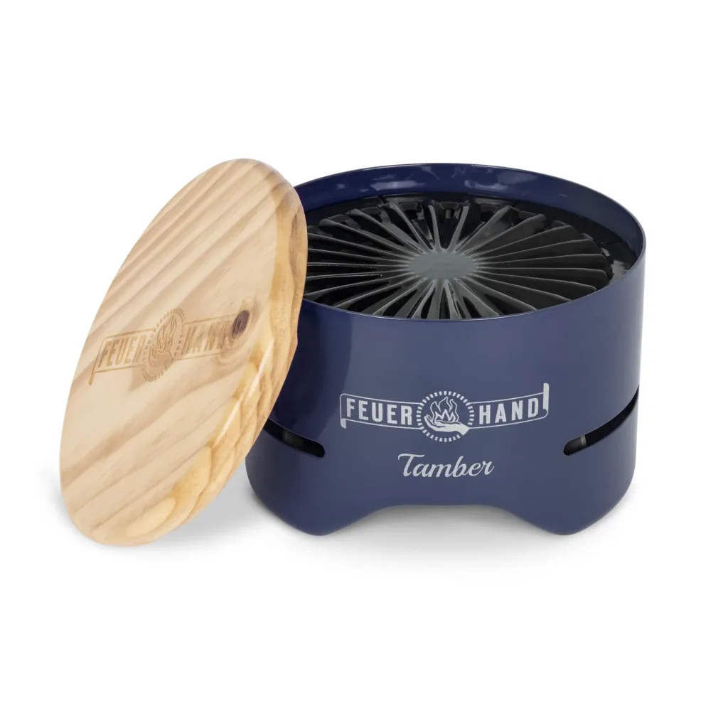 Tischgrill Tamber Farbe kobaltblau
