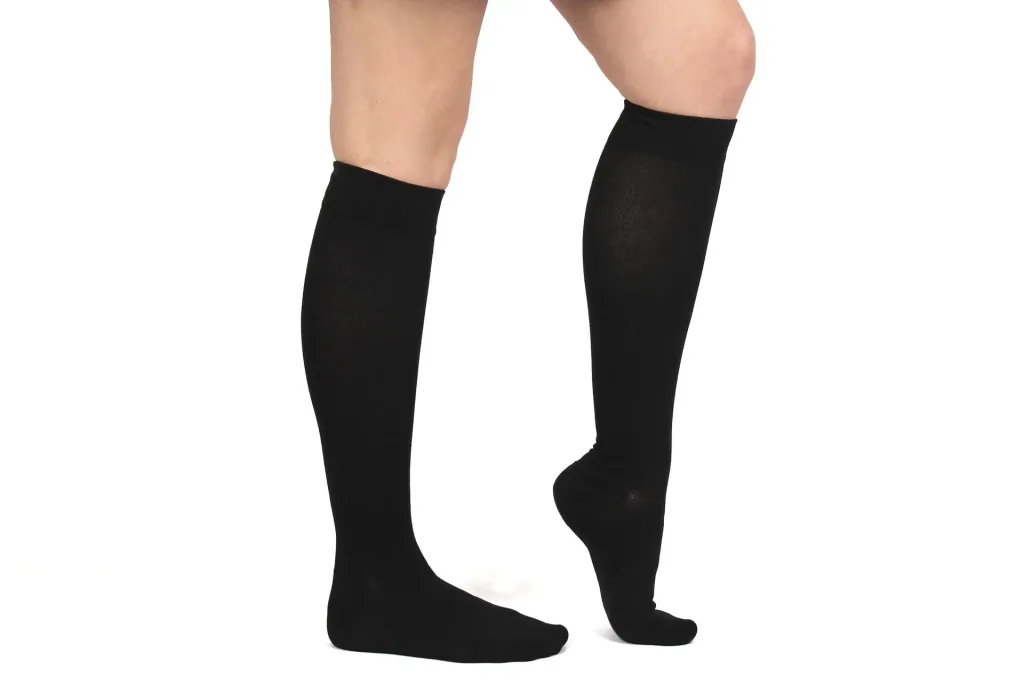 Stützkniestrümpfe Energy LYCRA, schwarz, Größe 43 - 46, 1 Paar