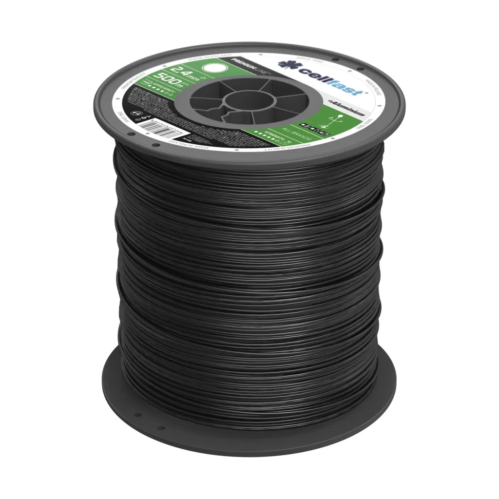 PREMIUM Mähfäden auf Spule 2,4  mm x 500 m Rund