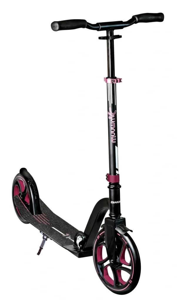 Aluminium Scooter Pro   Tretroller, 250/215 mm, ABEC 7, GS-geprüft, höhenverstellbar, rot