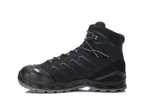 Sicherheitsstiefel LARROX Work GTX black-grey Mid S3 CI Gr. 39