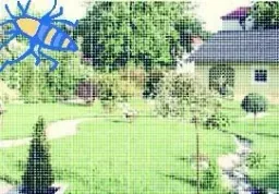 Fliegengitter für Dachfenster, weiß = effektiver Sichtschutz