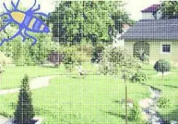 Fliegengitter für Dachfenster, weiß = effektiver Sichtschutz