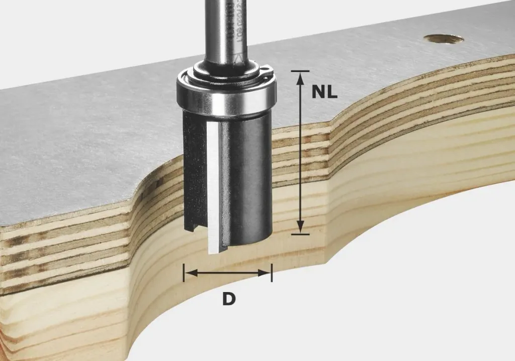 Bündigfräser HW D19 / NL25 KL