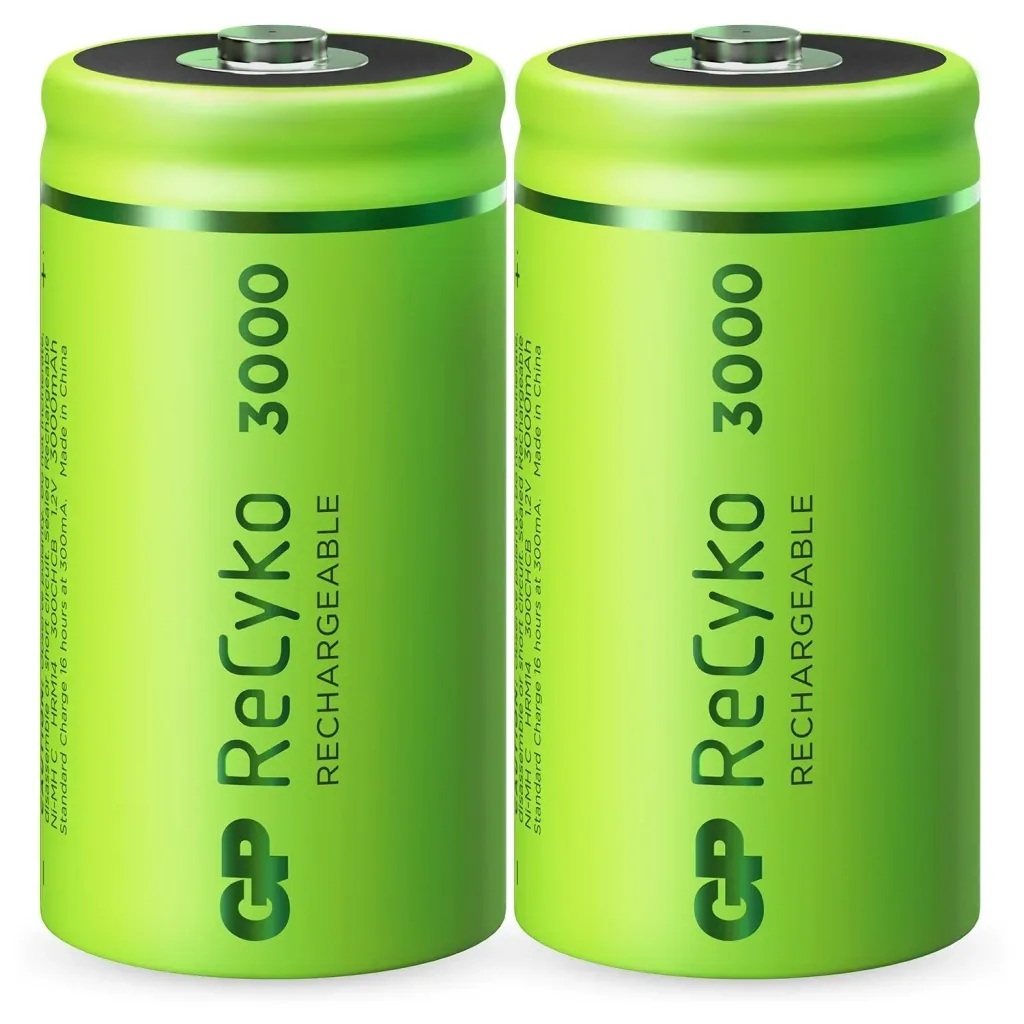 ReCyko Baby C NiMH Akkus mit 3000 mAh, 1,2V - 2 Stück