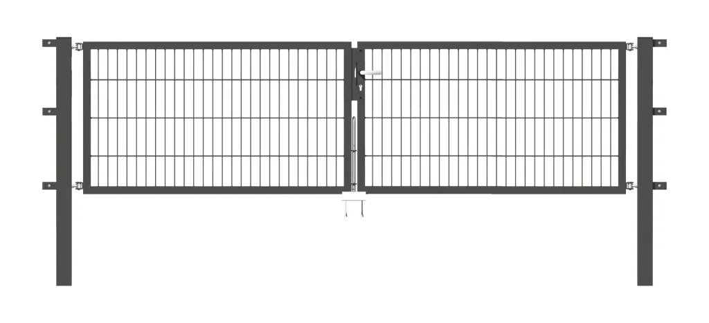 Doppeltor-Set Flexo inkl. Pfosten 3 x 1 m anthrazit