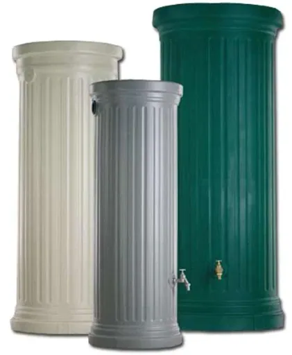 Säulentank / Regentonne "CLASSIC line", Sandbeige, 2000 Liter