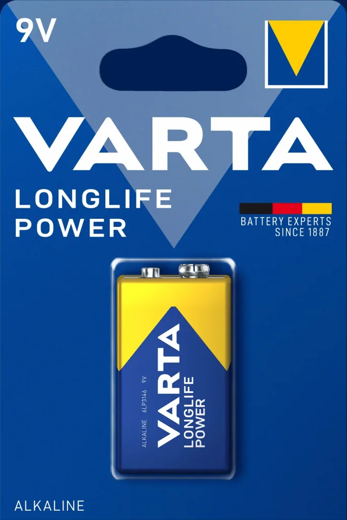 LONGLIFE Power 9V Block Alkaline Batterie - 1 Stück