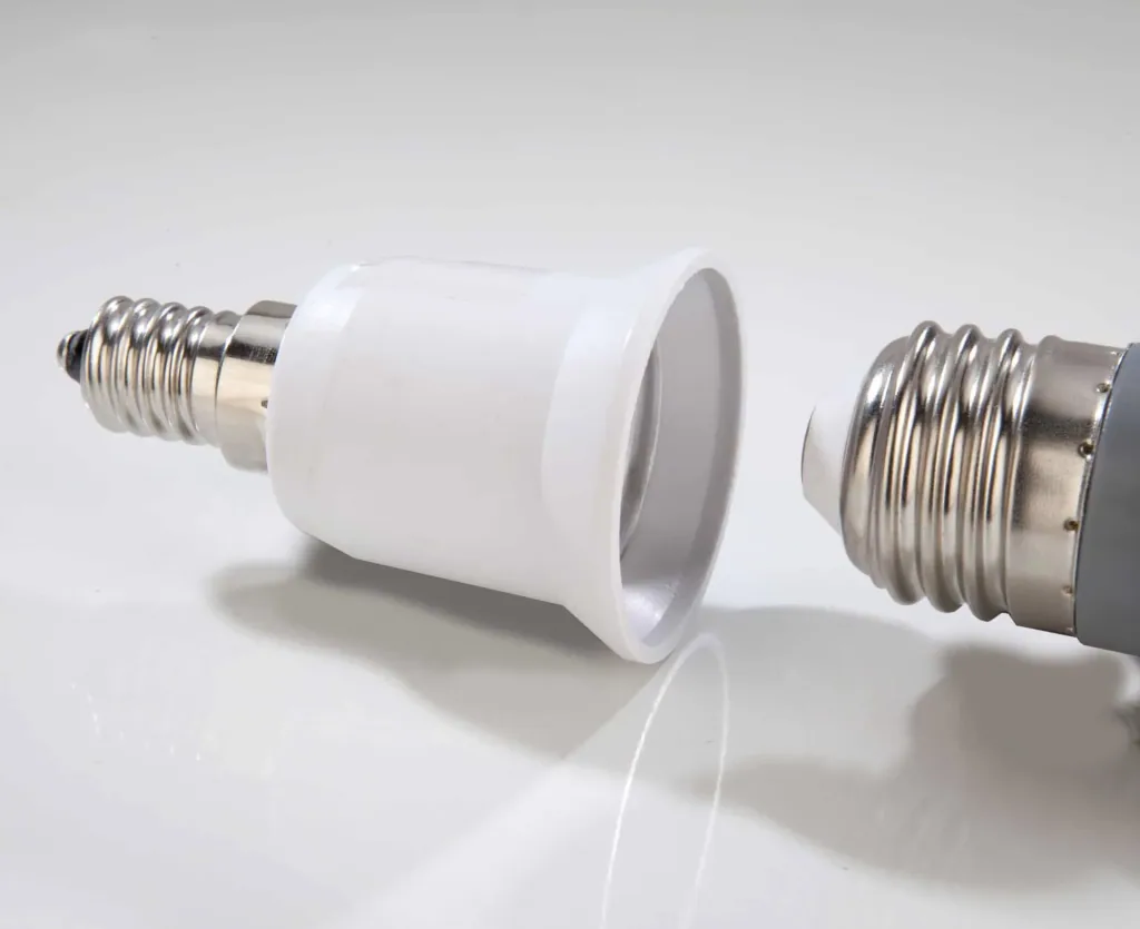 Adapter E27 auf E14 Sockel - 3 Stück (max. 25 Watt)