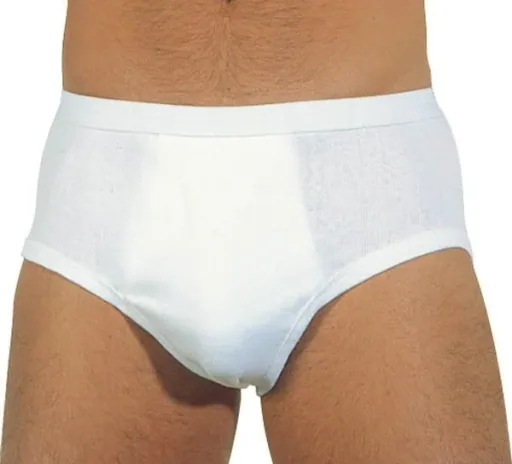 Herren Slips im 10er Pack, Farbe weiß, Gr. 5