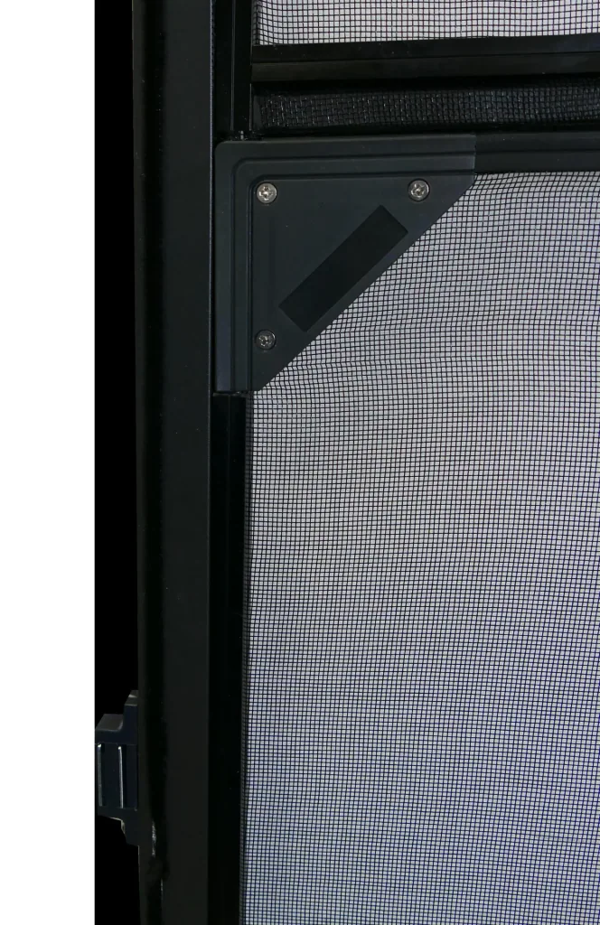 Teleskopierbarer Insektenschutz für Türen, 100 x 215cm, Anthrazit