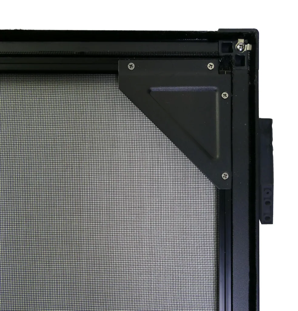 Teleskopierbarer Insektenschutz für Türen, 100 x 215cm, Anthrazit