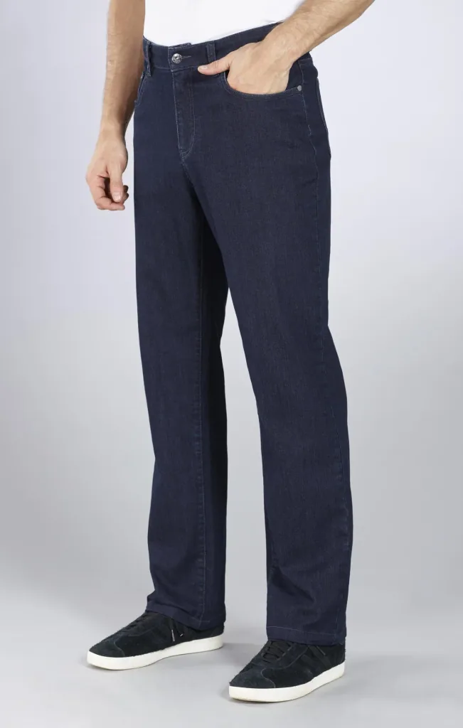 Radfahrer Jeans, Farbe bluestone, Gr.48