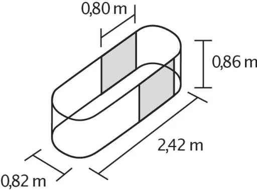 Hochbeeterweiterung Stretched 858, Farbe granit