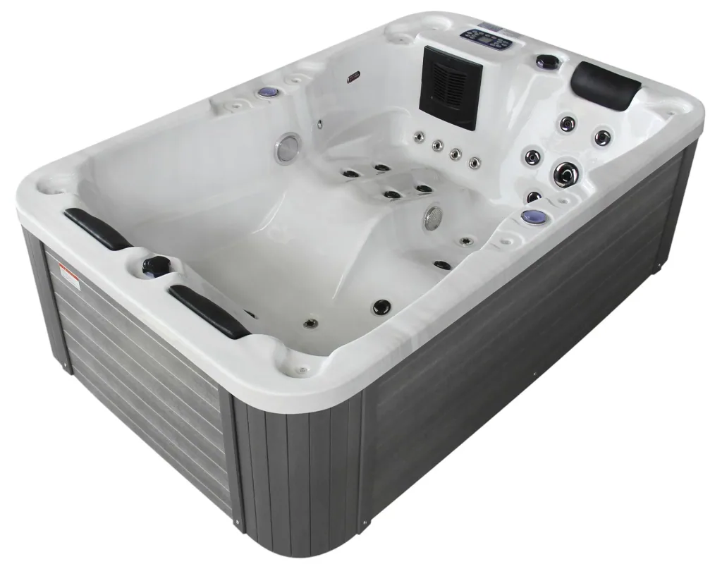 Whirlpool - Kreta weiss mit Unterwasserbeleuchtung