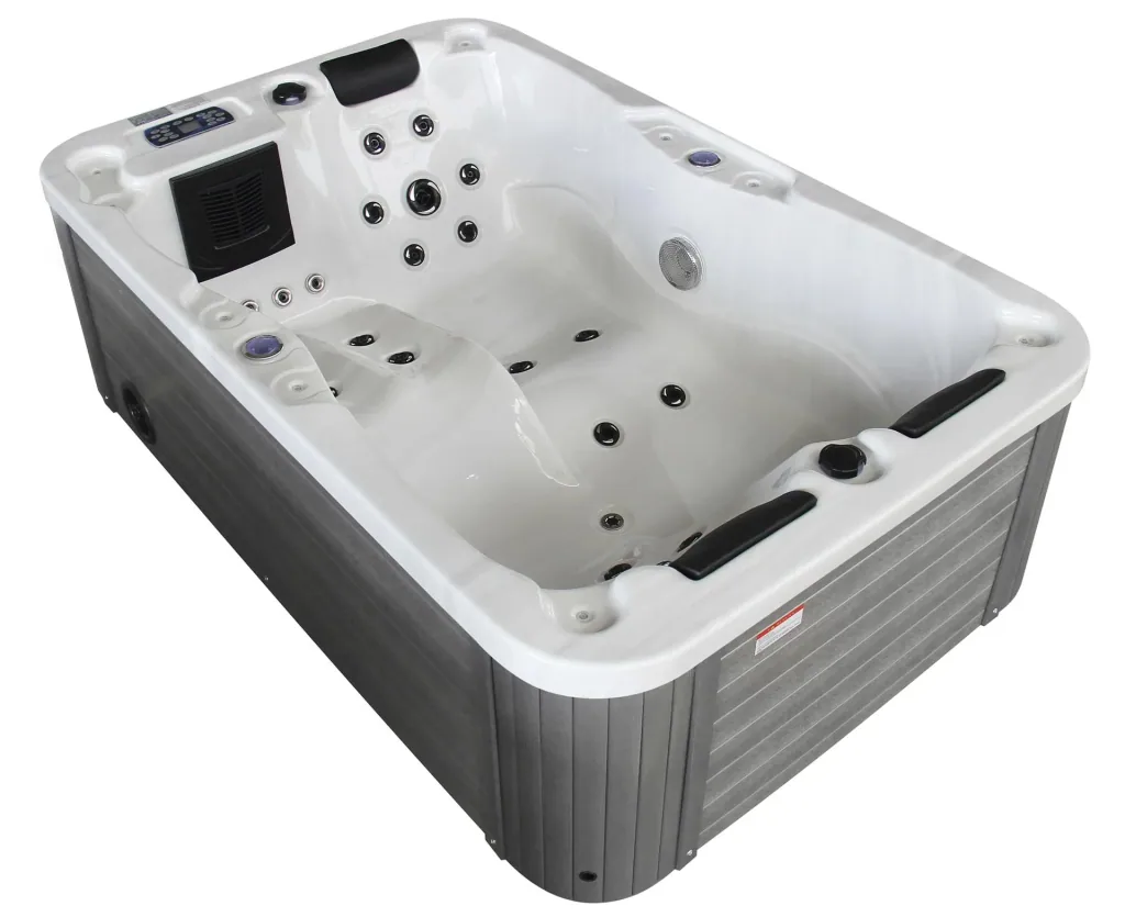 Whirlpool - Kreta weiss mit Unterwasserbeleuchtung