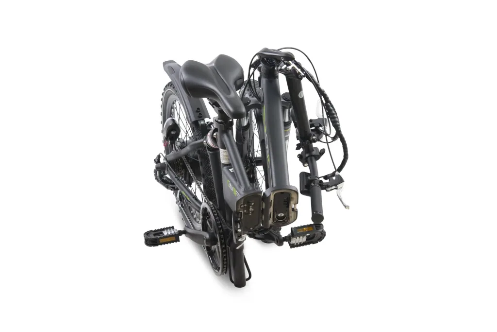 Alu E-Bike Faltrad 20 Zoll, Rahmenhöhe 37 cm, 7-Gang Kettenschaltung, weiß „City III“