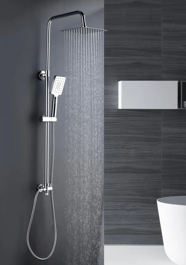 Duschsystem Bayala Square Duschsäule mit Regendusche 20x20 cm Duschgarnitur Dusch-Set