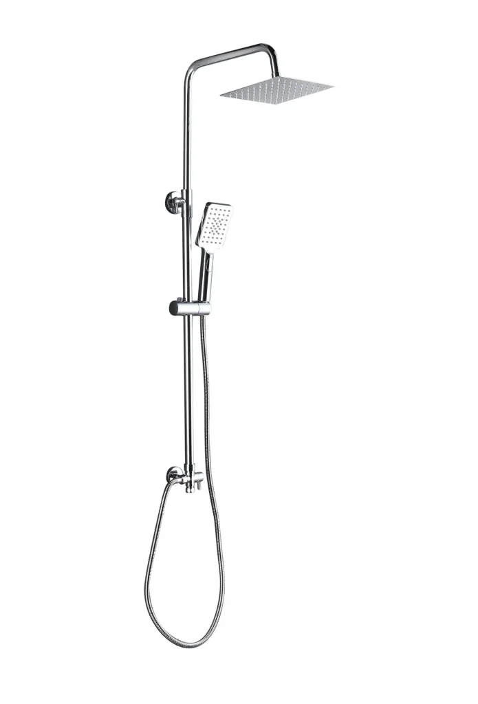 Duschsystem Bayala Square Duschsäule mit Regendusche 20x20 cm Duschgarnitur Dusch-Set