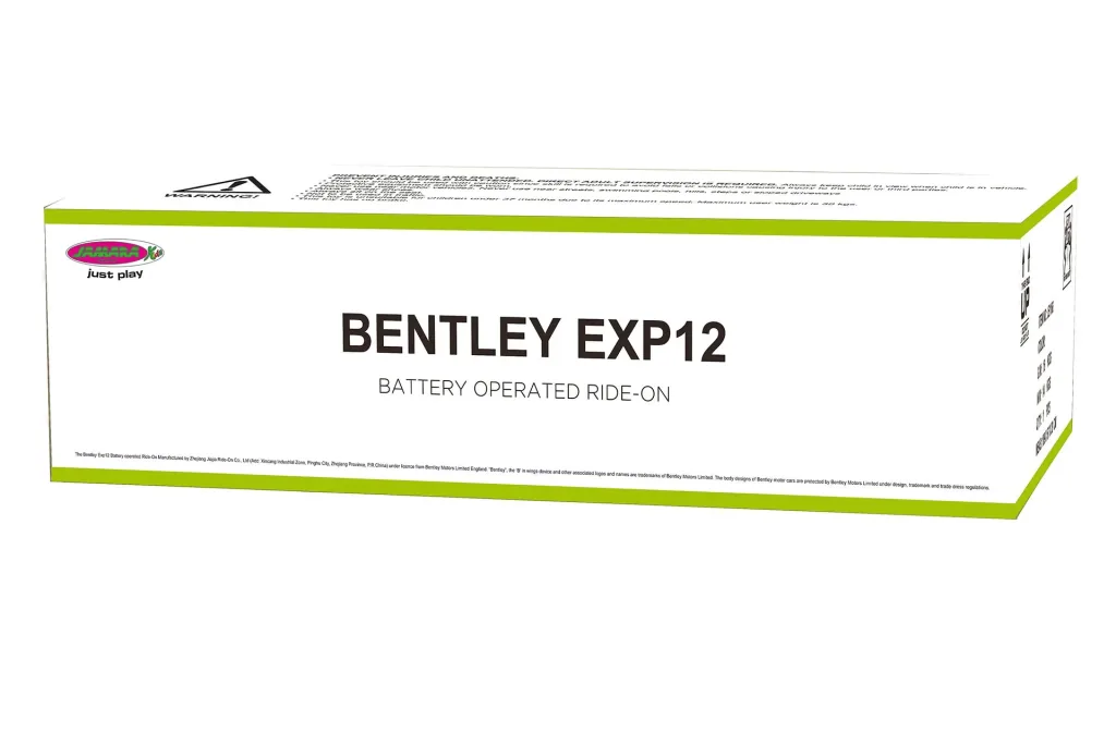 Ride-on Bentley EXP12 für Kinder, 12 Volt, Weiß