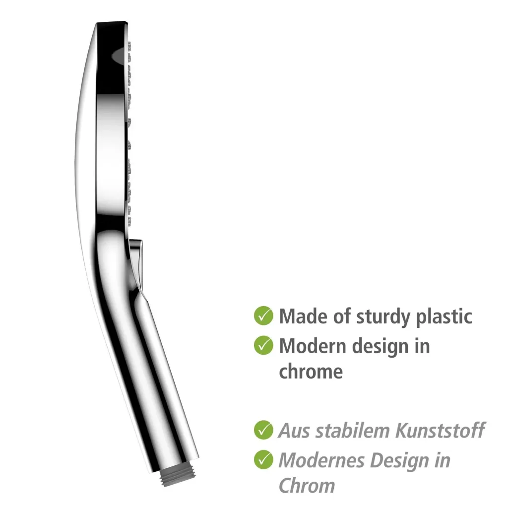 Duschkopf Ultimate Shower Chrom/Weiß, Ø 13 cm