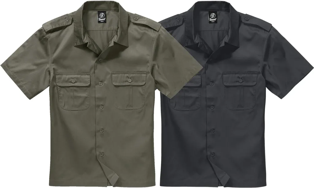 US Hemd, Halbarm, Farbe schwarz, Gr.5XL