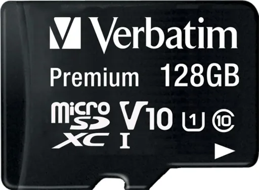 128 GB microSDXC Speicherkarte mit SD Karten-Adapter, Class10
