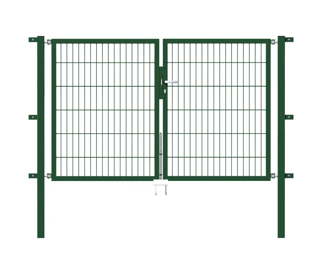Doppeltor Flexo mit Zubehör, grün, Breite 200 cm, Höhe 120 cm, PF: 60x60 cm