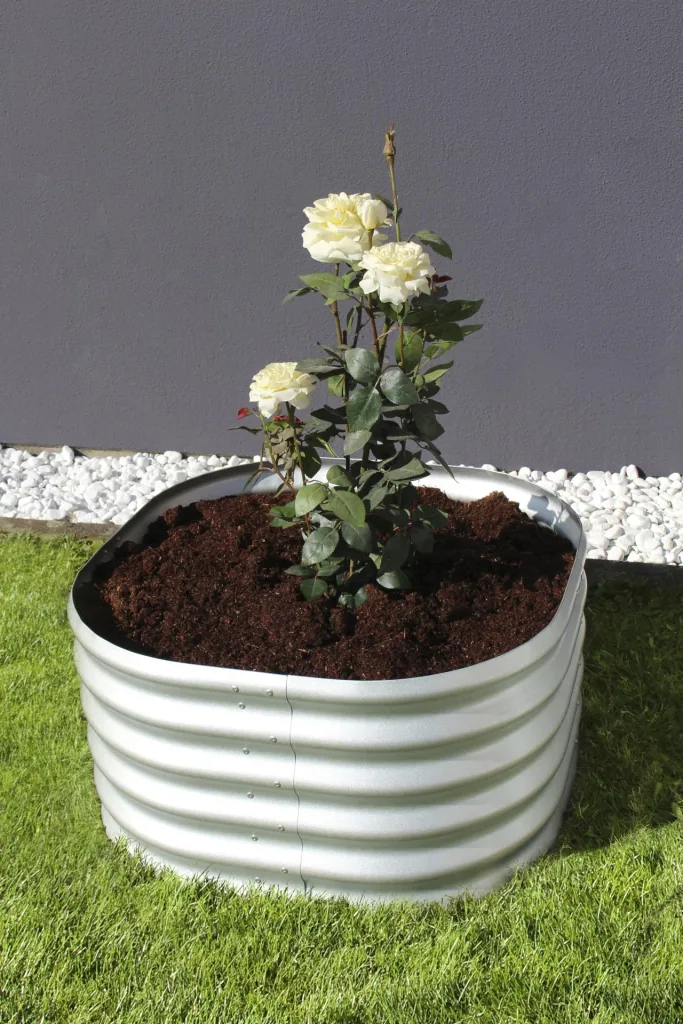 Hochbeet Terra Rund 401, Farbe blank