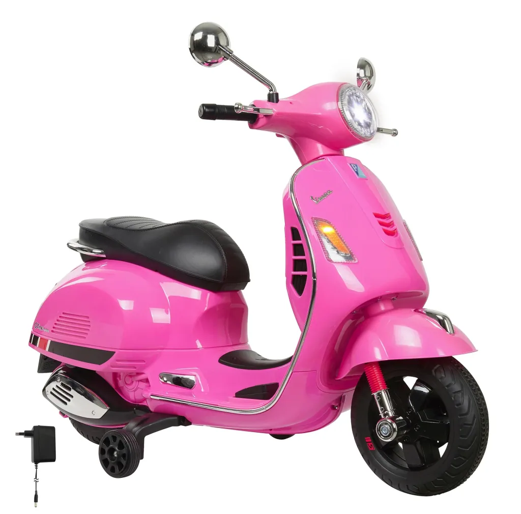 Ride-on Vespa für Kinder, 12 Volt, Pink