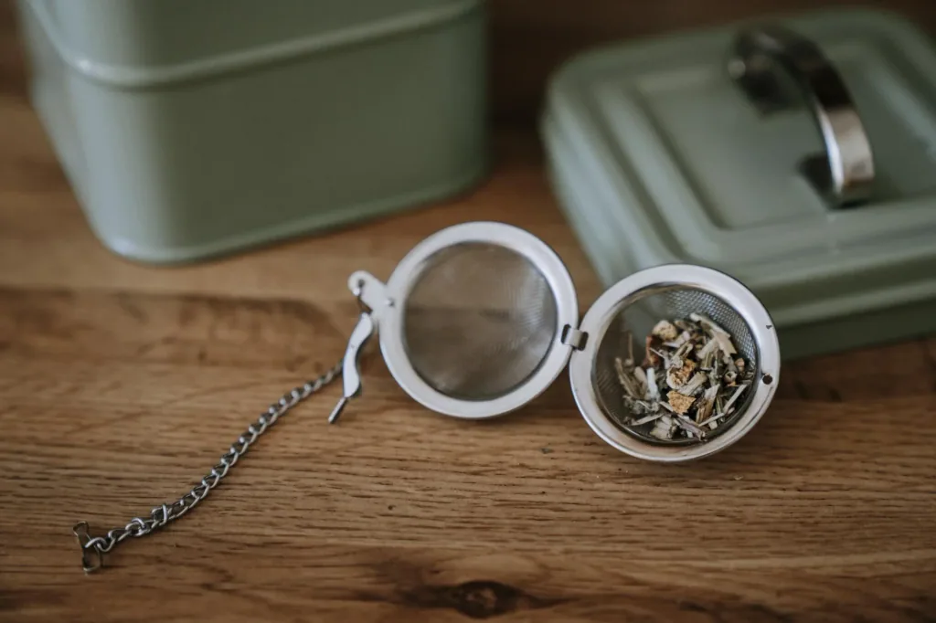 Tee- und Gewürz-Kugel, Sieb, Edelstahl, 45 mm