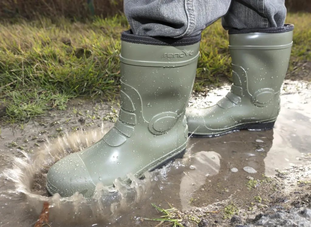 Regenstiefel mit Futter, Gr.40