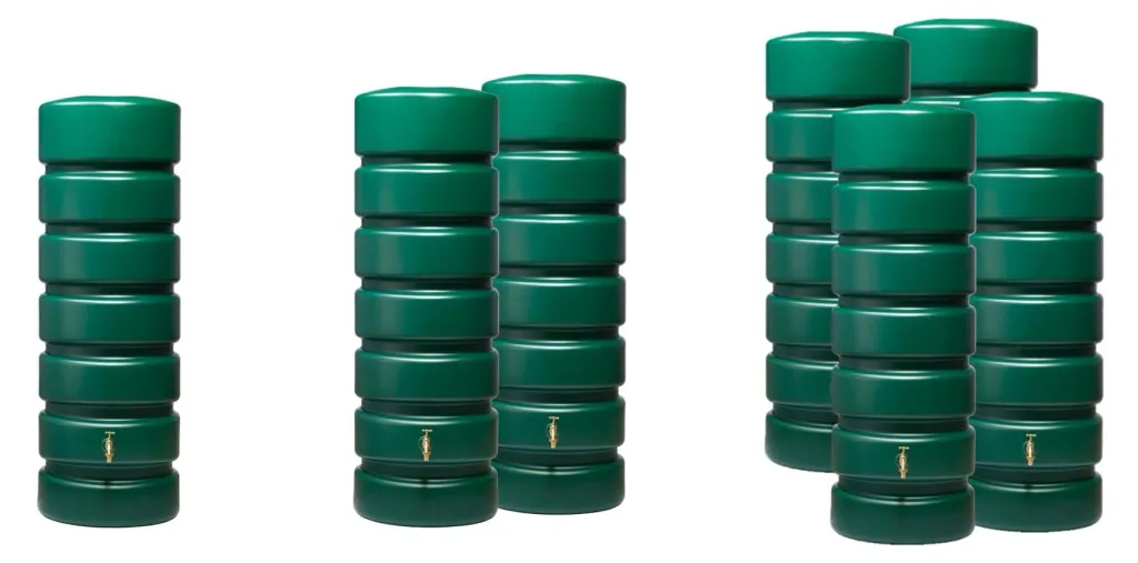 Regentonne / Gartentank "Classico" - 2600 L ( 4 x 650 L)