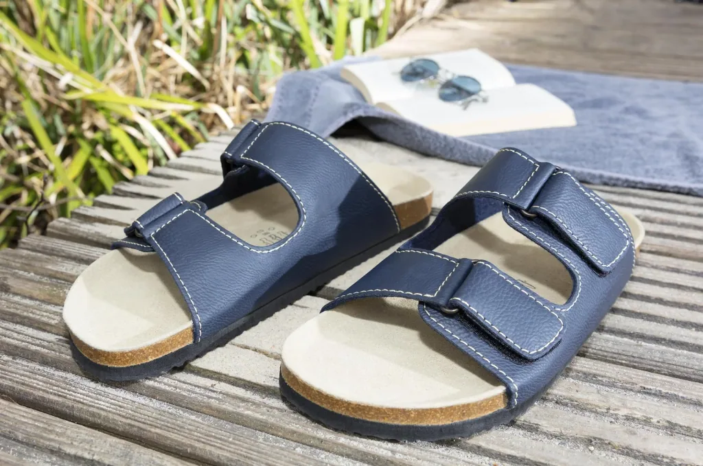 Pantolette, Farbe marine, Gr.39