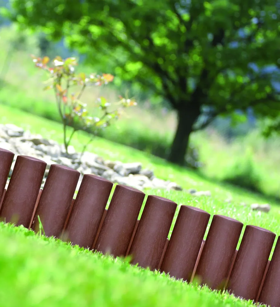 Beeteinfassung PALISADE, braun - 8 Stück - 2,4 m