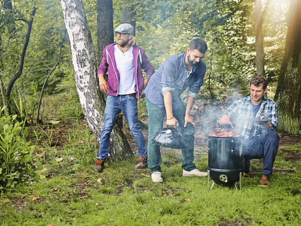 Holzkohlegrill Smokey Mountain Cooker, 47 cm, Black