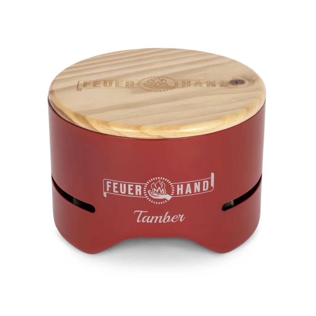 Tischgrill Tamber Farbe rot