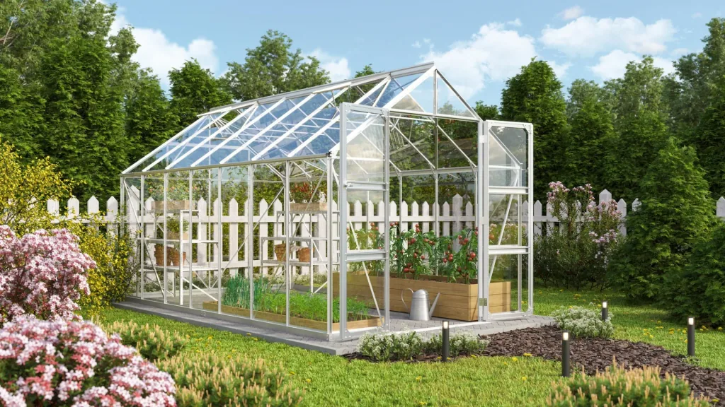 Gewächshaus Domus 11500 ESG alu
