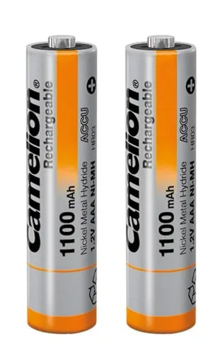 NiMH Micro (AAA) Akku mit 1100mAh - 2 Stück inklusive Box