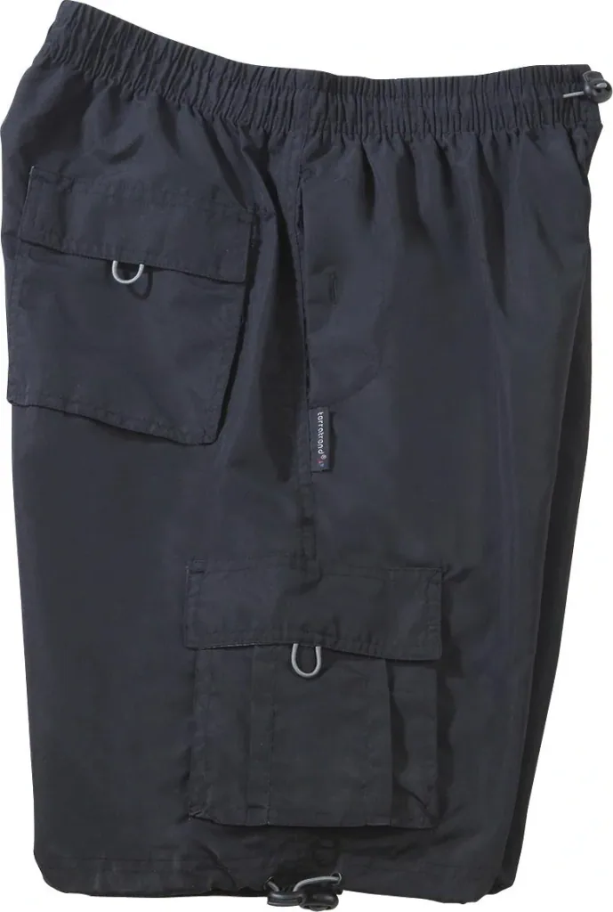 Herren Shorts mit Gummizug, Farbe marine, Gr. L