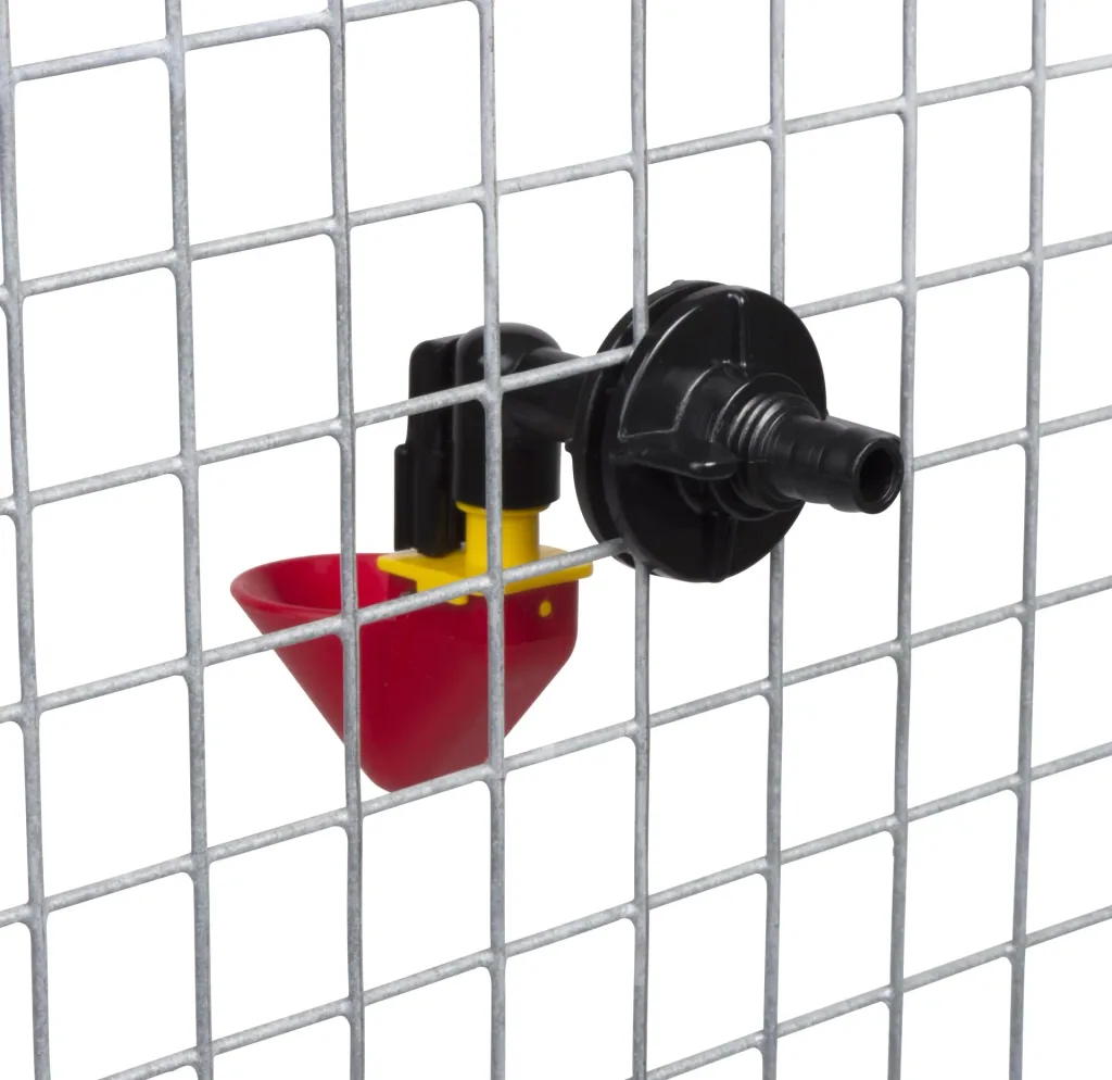 Geflügel-Schwimmertränke komplett klein, 12 x 8 x 4 cm
