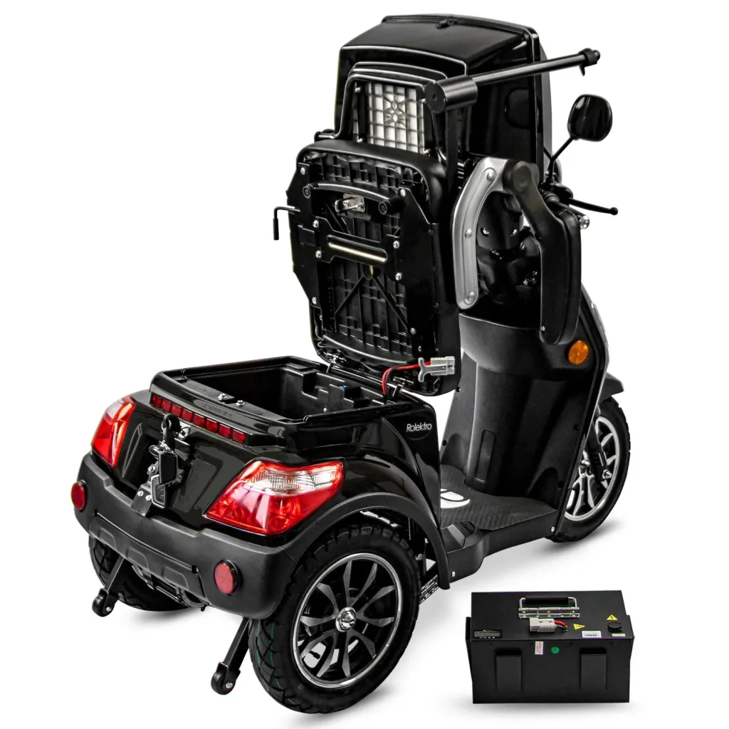 E-Trike 25 V.3, schwarz; 1.000 W + Straßenzulassung
