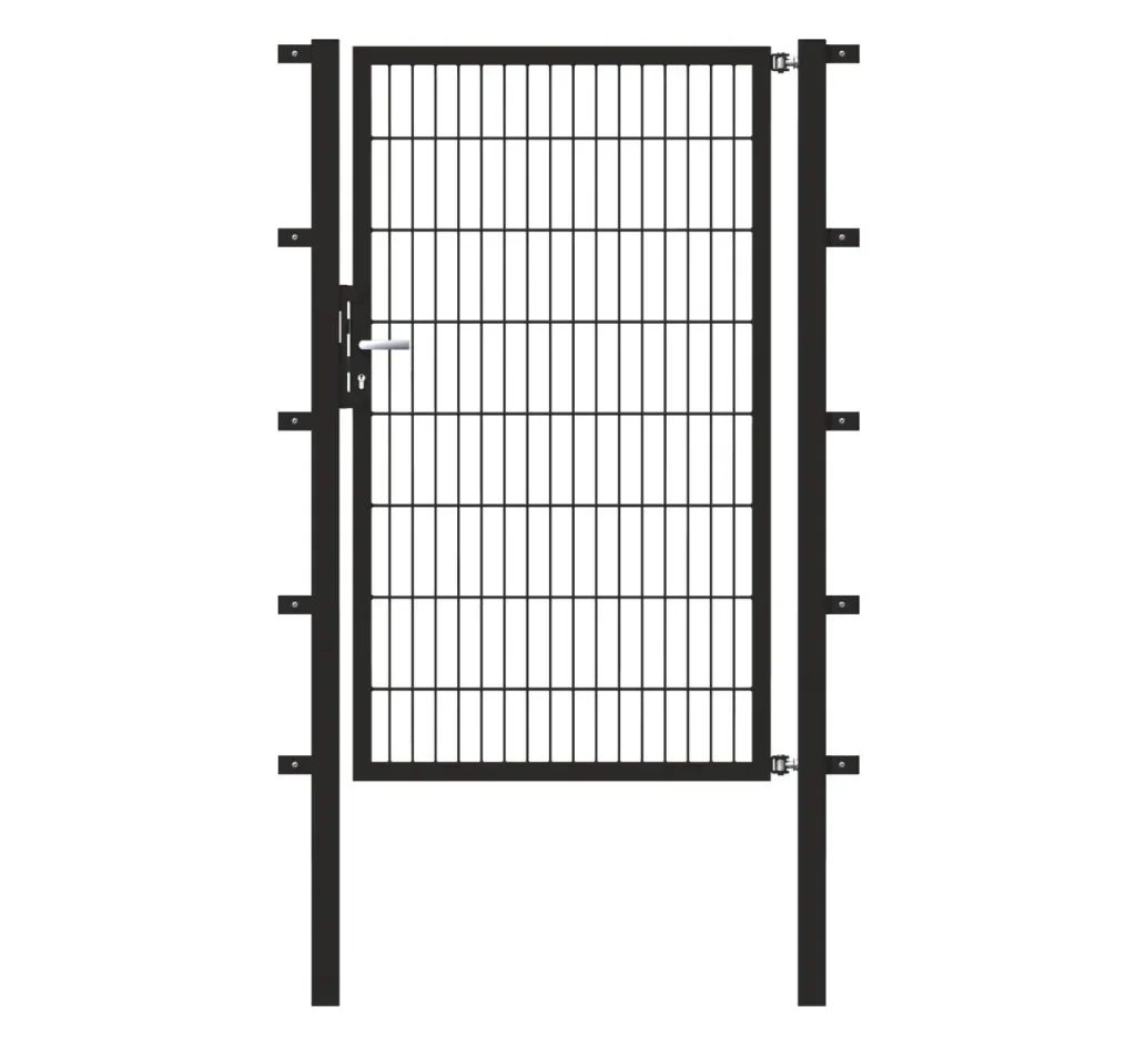Einzeltor Flexo mit Zubehör, anthrazit/ Breite 100 cm, Höhe 140 cm