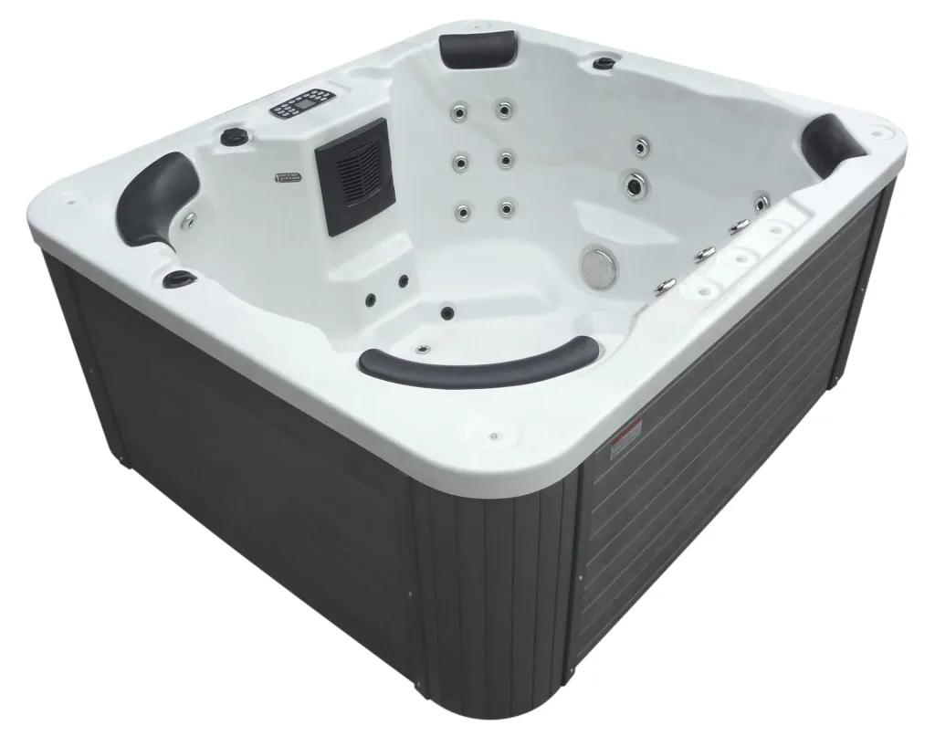 Whirlpool - Flores weiss mit Unterwasserbeleuchtung
