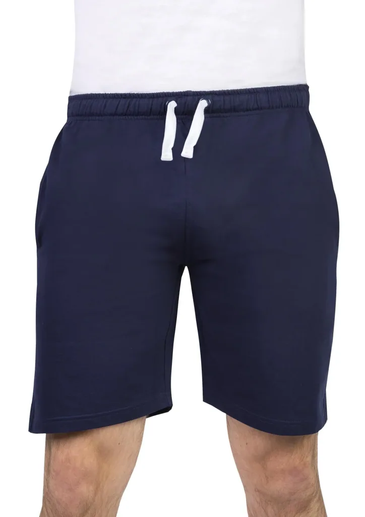 Shorts aus Baumwolljersey, Farbe marine, Gr.XL