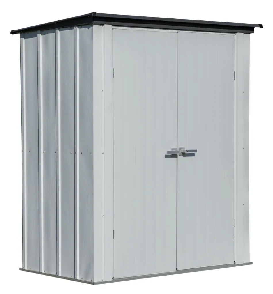 Geräteschrank 5x3 lichtgrau/anthrazit 1,72 x 1 x 1,89 m