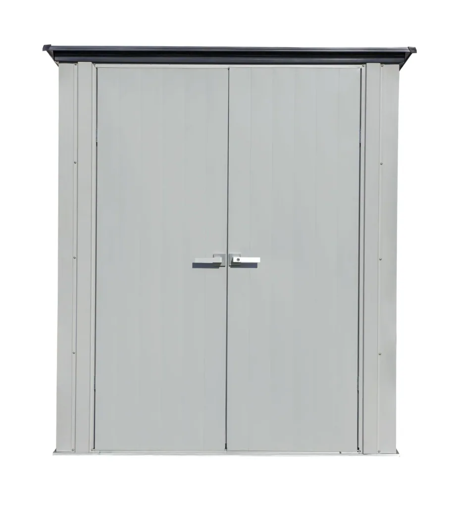 Geräteschrank 5x3 lichtgrau/anthrazit 1,72 x 1 x 1,89 m