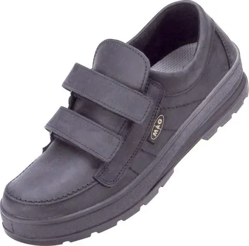 Freizeit- u. Wanderschuh mit Klettverschluss, Farbe schwarz, Gr. 41