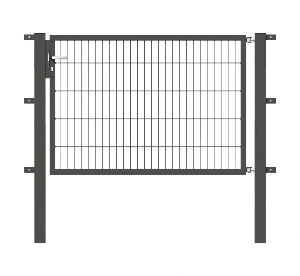 Einzeltor Flexo mit Zubehör, anthrazit/ Breite 150 cm, Höhe 100 cm